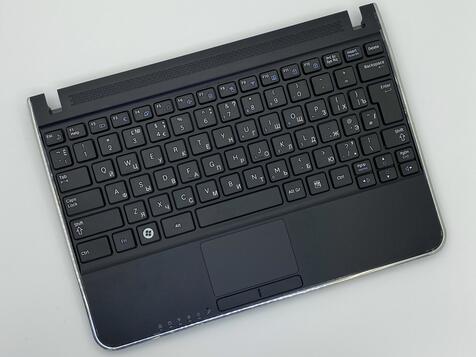Клавиатура для ноутбука Samsung (N210) Black, (Black TopCase), RU - фото 2