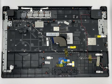 Клавиатура для ноутбука Samsung (RF510) Black, (Silver Frame), (Black TopCase), RU