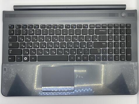 Клавиатура для ноутбука Samsung (RC510) Black, (Gray TopCase), RU - фото 2