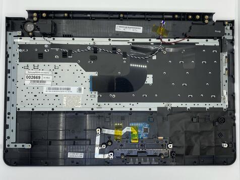 Клавиатура для ноутбука Samsung (RC510) Black, (Gray TopCase), RU