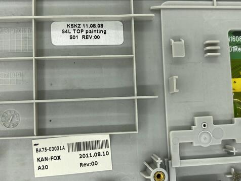 Клавиатура для ноутбука Samsung (RV420) Black, (Gray TopCase), RU - фото 3