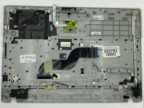 Клавиатура для ноутбука Samsung (RV420) Black, (Gray TopCase), RU