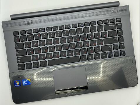Клавиатура для ноутбука Samsung (RC420) Black, (Gray TopCase), RU - фото 2