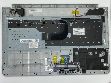 Клавиатура для ноутбука Samsung (RC520) Black, (Silver TopCase), RU