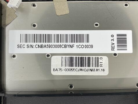 Клавиатура для ноутбука Samsung (NS310) Black, (Black TopCase), RU - фото 3