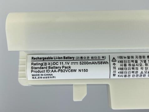 Аккумуляторная батарея для ноутбука Samsung AA-PB2VC6B N100 11.1V White 5200mAh OEM - фото 3