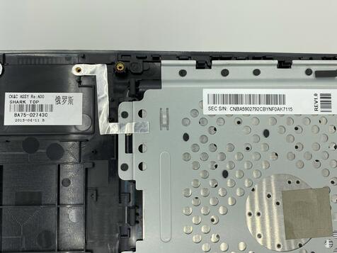 Клавиатура для ноутбука Samsung (SF411) Black, (Black TopCase), RU - фото 3