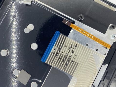 Клавиатура для ноутбука Samsung (NP900X1B) Black, (Black TopCase), RU - фото 4