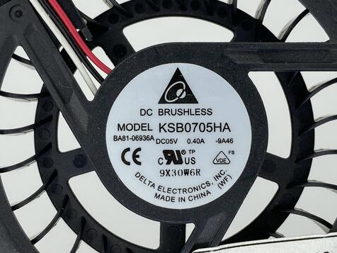 Вентилятор для ноутбука Samsung R718, R720, 5V 0.5A 3-pin Brushless - фото 3