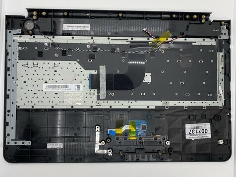 Клавиатура для ноутбука Samsung (RC520) Black, (Gray TopCase), RU