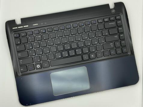 Клавиатура для ноутбука Samsung (SF310) Black, (Silver TopCase), RU - фото 2