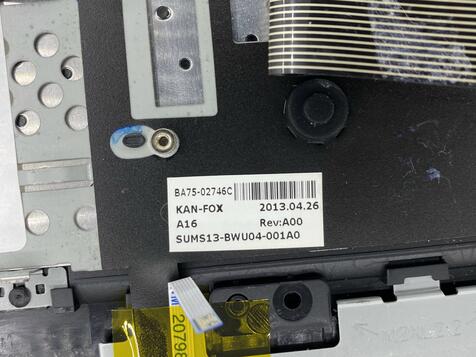 Клавиатура для ноутбука Samsung (SF310) Black, (Silver TopCase), RU - фото 3