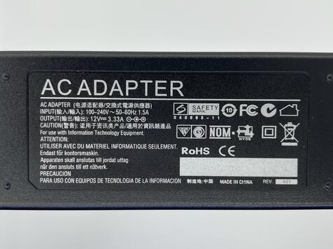 Блок питания для ноутбука Samsung 40W 12V 3.33A 2.5x0.7mm AD-4012 ОЕМ - фото 3