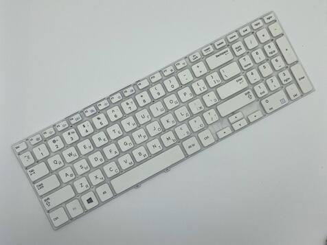 Клавиатура для ноутбука Samsung (355V5C, 350V5C, NP355V5C, NP355V5C-A01) White, (No Frame), RU - фото 2