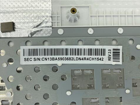 Клавиатура для ноутбука Samsung (370R4E) White, (White TopCase), RU - фото 3