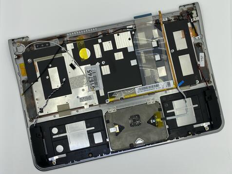 Клавиатура для ноутбука Samsung (900X3A) Black, (Silver TopCase), RU