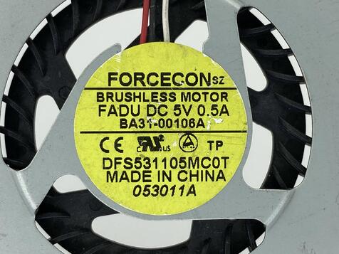 Вентилятор для ноутбука Samsung NP400B2B 5V 0.5A 3-pin Forcecon - фото 3