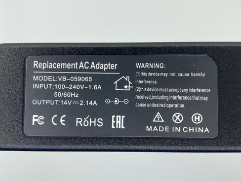 Блок питания для ноутбука Samsung 30W 14V 2.14A 6.5x4.4mm SG301406544 REPLACEMENT - фото 3