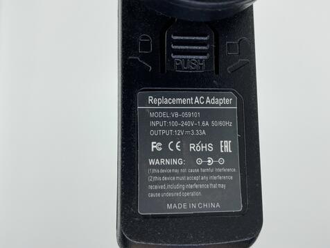 Блок питания для ноутбука Samsung 40W 12V 3.33A 2.5x0.7mm SG401202507QC Travel Charger REPLACEMENT - фото 3