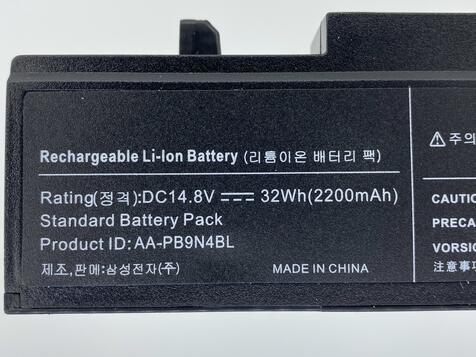 Аккумуляторная батарея для ноутбука Samsung PB9N4BL RV411 14.8V Black 2200mAh OEM - фото 3