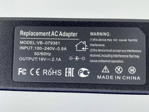 Блок питания для ноутбука Samsung 40W 19V 2.1A 3.0x1.0mm AD-4019W REPLACEMENT - фото 3