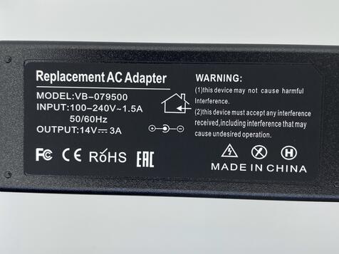 Блок питания для ноутбука Samsung 42W 14V 3A 6.5x4.4mm YDS-042A ОЕМ - фото 3