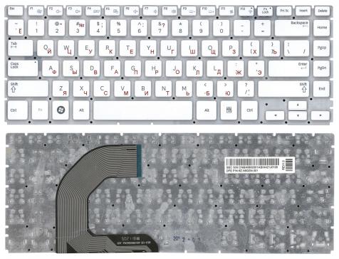 Клавиатура для ноутбука Samsung (Q470) White, (No Frame), RU - фото 5