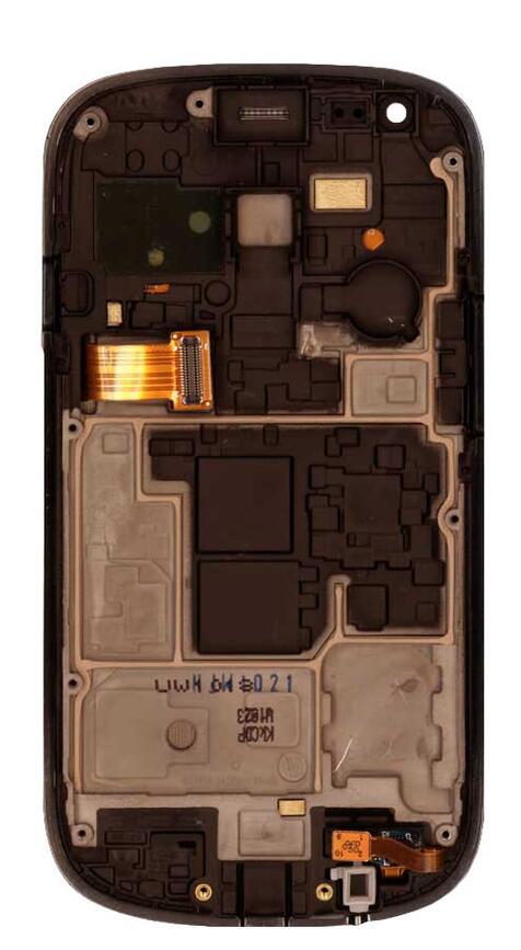 Матрица с тачскрином (модуль) для Samsung Galaxy S3 mini GT-I8190 белый с рамкой - фото 2