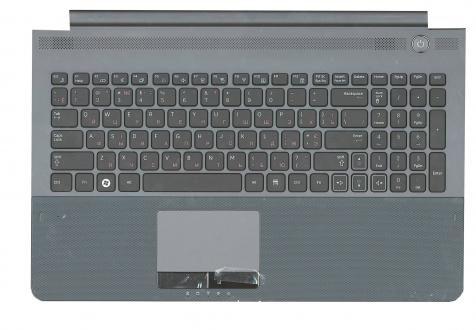 Клавиатура для ноутбука Samsung (RC520) Black, (Gray TopCase), RU - фото 6