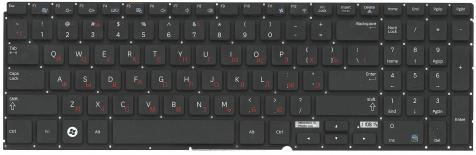 Клавиатура для ноутбука Samsung (700Z5A, 700Z5B) с подсветкой (Light), Black, (No Frame), RU - фото 2