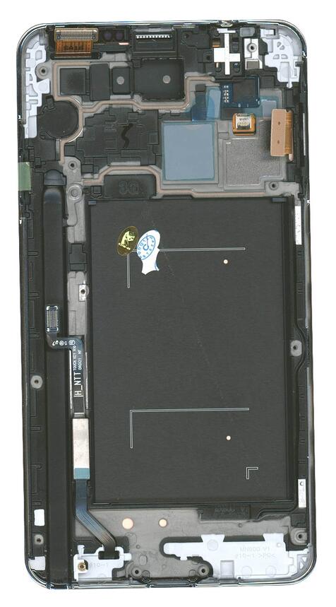 Матрица с тачскрином (модуль) для Samsung Galaxy Note 3 SM-N9000 черный с рамкой