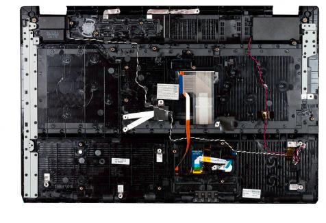 Клавиатура для ноутбука Samsung (RC720) Black, с топ панелью (Black), RU - фото 2