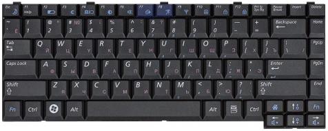 Клавиатура для ноутбука Samsung (X11) Black, RU - фото 2