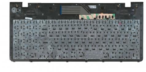 Клавиатура для ноутбука Samsung (355V5C, 350V5C, NP355V5C, NP355V5C-A01) Black, с топ панелью (Gray), RU - фото 3