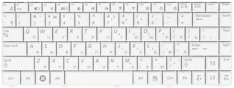 Клавиатура для ноутбука Samsung (X418, X420) White, RU - фото 2
