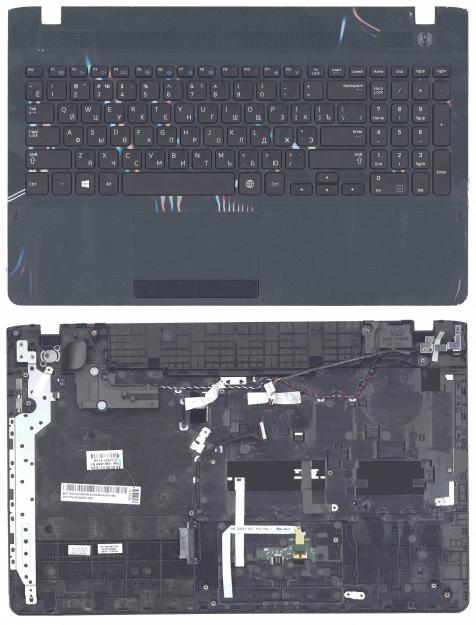 Клавиатура для ноутбука Samsung (NP270B5E) Black, (Black TopCase), RU