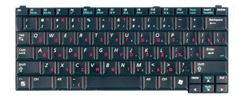 Клавиатура для ноутбука Samsung (Q30, Q35, Q45) Black, EN - фото 2