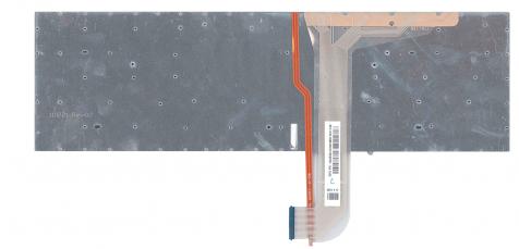 Клавиатура для ноутбука Samsung (RF710, RF711, RC730) с подсветкой (Light), Black, (No Frame) RU - фото 3