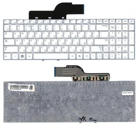 Клавиатура для ноутбука Samsung (300E5A, 300V5A, 305V5A, 305E5) White, (No Frame), RU