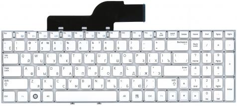 Клавиатура для ноутбука Samsung (300E5A, 300V5A, 305V5A, 305E5) White, (No Frame), RU - фото 2