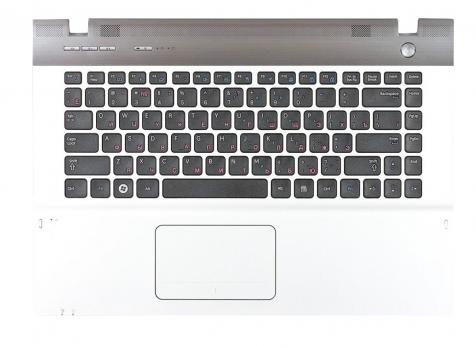 Клавиатура для ноутбука Samsung (P330) Black, (White TopCase), RU