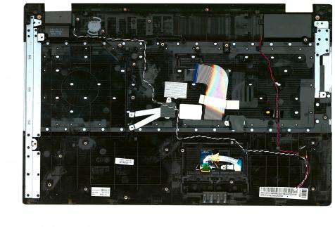 Клавиатура для ноутбука Samsung (RC730) Black, с топ панелью (Black), RU - фото 2