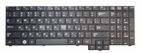 Клавиатура для ноутбука Samsung (R519, R528, R530, R540, R618, R620, R525, R719, RV510, RV508) Black, RU - фото 5
