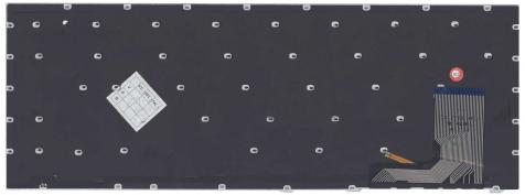 Клавиатура для ноутбука Samsung (470R4E, BA59-03619C) с подсветкой (Light), Black, (No Frame), RU - фото 3