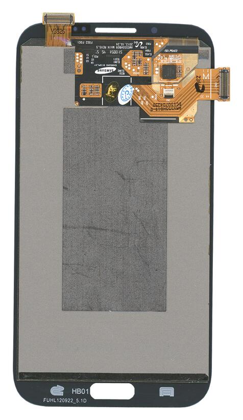 Матрица с тачскрином (модуль) для Samsung Galaxy Note 2 GT-N7100 синий