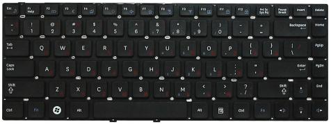 Клавиатура для ноутбука Samsung (Q330) Black, (No Frame), RU - фото 2