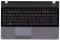 Клавиатура для ноутбука Samsung (300E5A) Black, (Gray TopCase), RU