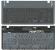 Клавиатура для ноутбука Samsung (355V5C, 350V5C, NP355V5C, NP355V5C-A01) Black, с топ панелью (Gray), RU