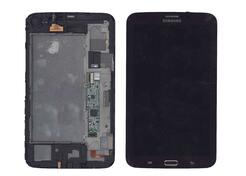 Купить Матрица с тачскрином (модуль) для Samsung Galaxy Tab 3 7.0 SM-T211 коричневый с рамкой